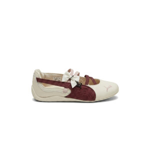 Puma Speedcat Ballet Sneaker – Off White/Burgundy