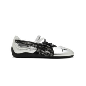 Puma Speedcat Ballet Sneaker – Metallic Silver/Black