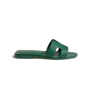 Hermes Sandal Chypre Green Epsom Calfskin