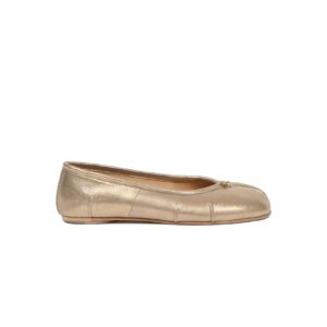 Maison Margiela Tabi Ballerina Flats – Metallic Gold